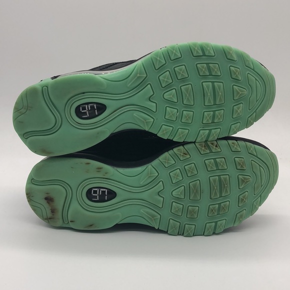 Nike Air Max 97 Matrix 921826-017 Green, Black Good Condition used size mens 7.5 - Picture 6 of 10